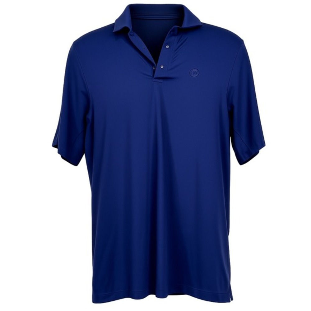 Lululemon Snap Front‎ Performance Short Sleeve Polo Shirt Men's Navy Blue Size S